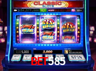 Catálogo de jogos Bet585 com fornecedores Pragmatic Play, Evolution, NetEnt
